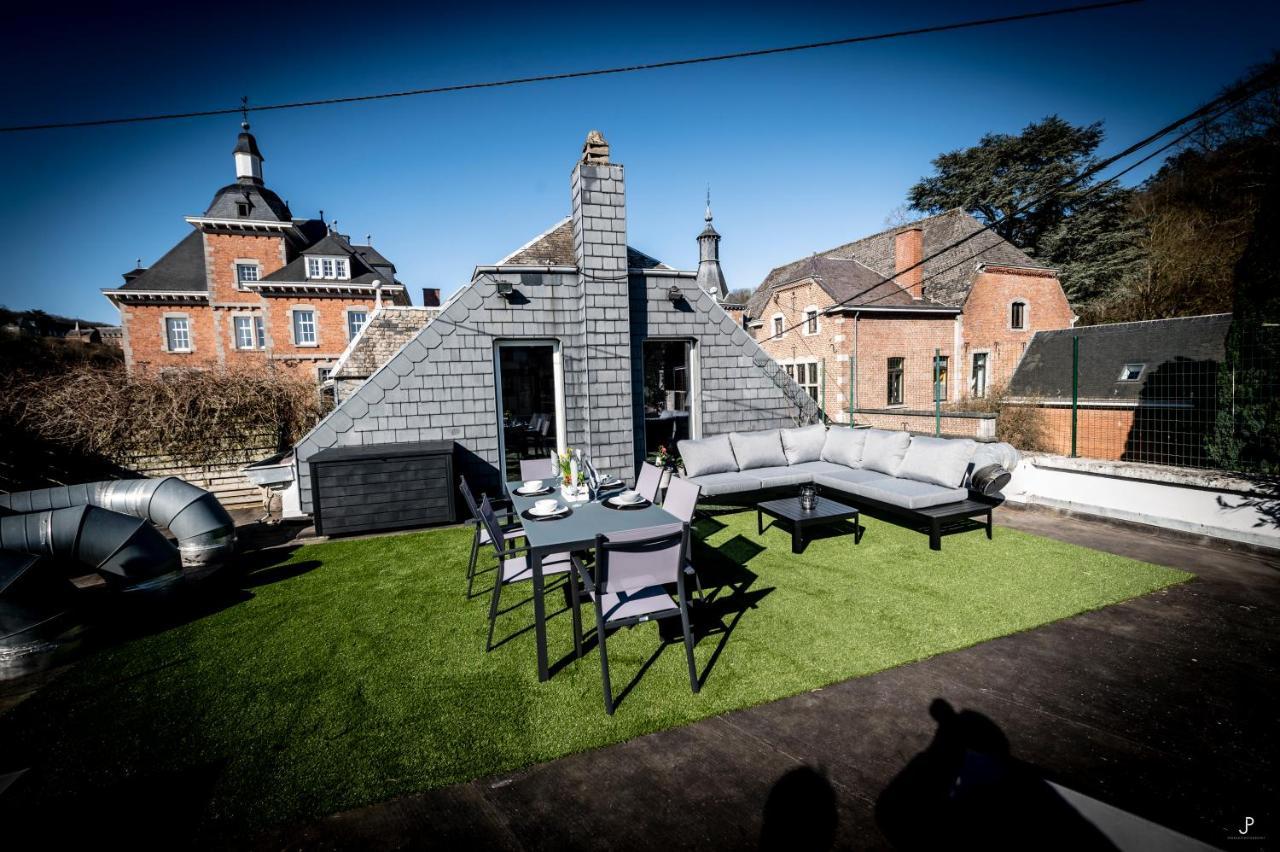 Les 3 Chapeaux Dinant 6P Les Canotiers 4P Avec Terrasse Le Melon 2P Sans Terrasse Exteriör bild