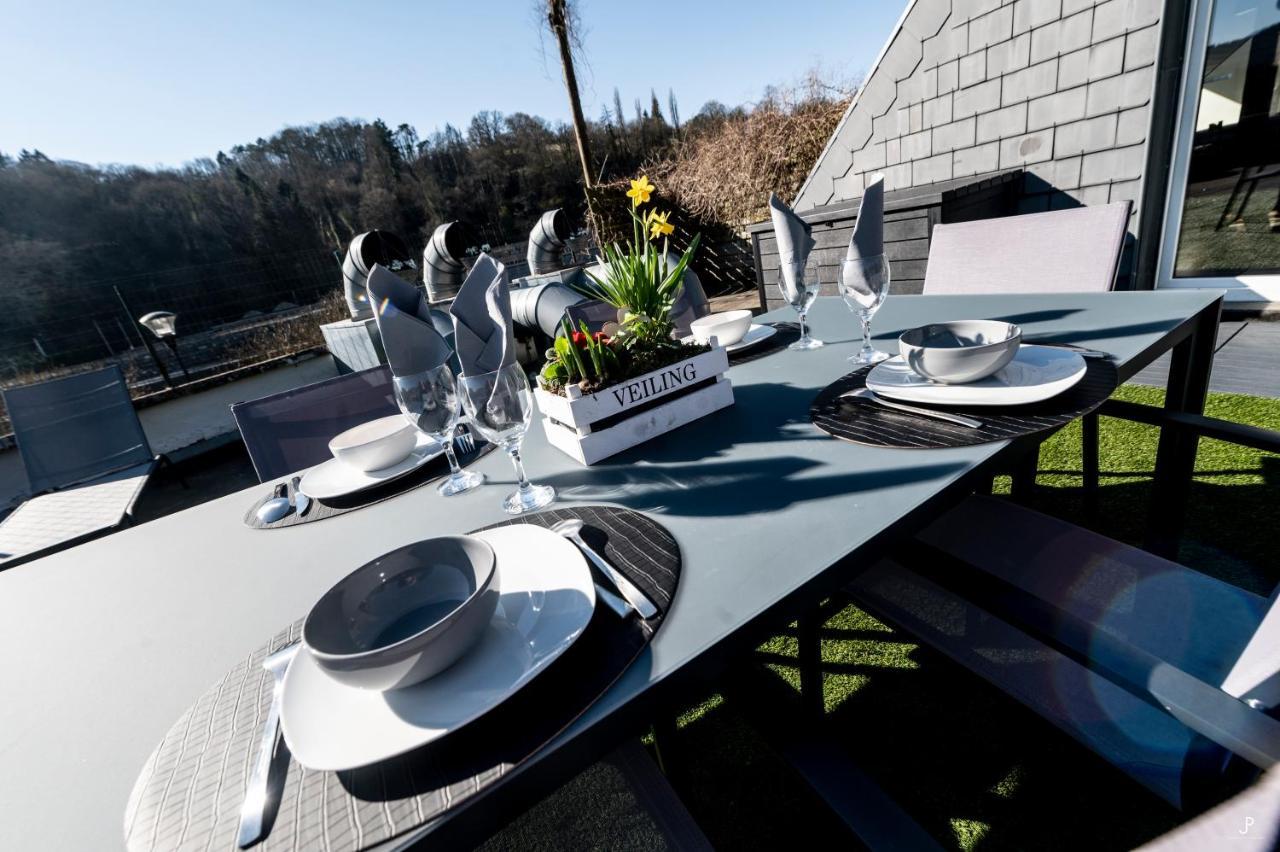 Les 3 Chapeaux Dinant 6P Les Canotiers 4P Avec Terrasse Le Melon 2P Sans Terrasse Exteriör bild